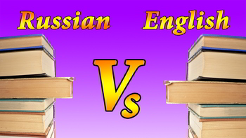 Russian and English Vocabulary - Different